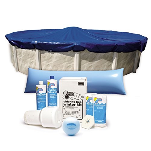 Swimline 24' ft Round 10 yr Swimming Pool Winter Cover & 4 x 8 Air Pillow Swimline 24' ft Round 10 yr Swimming Pool Winter Cover & 4 x 8 Air Pillow